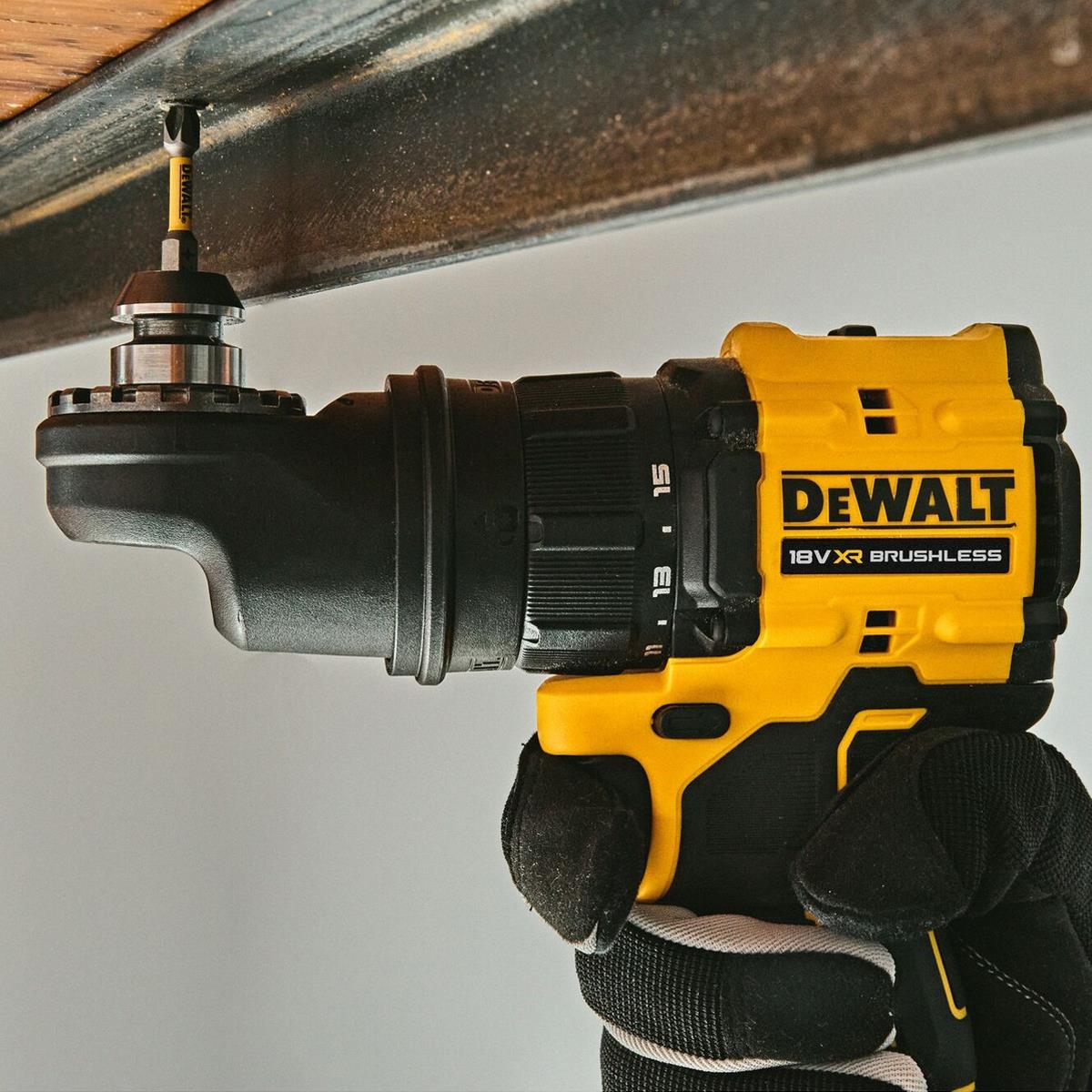 Dewalt DCD803NT-XJ 18V XR Brushless Multi-Head Drill Driver Body Only with Interchangeable Heads & Case
