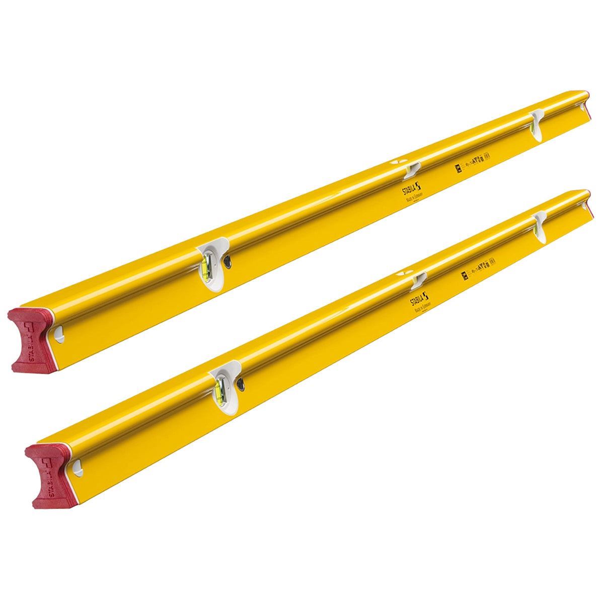 Stabila STB-R-180 183cm / 72in R-Type Spirit Level 3 Vial - 18375 Twin Pack