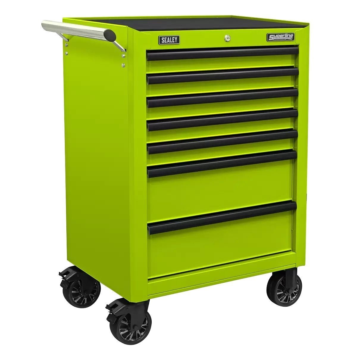 Sealey AP26479THV Rollcab 7 Drawer with Ball-Bearing Slides Green/Black