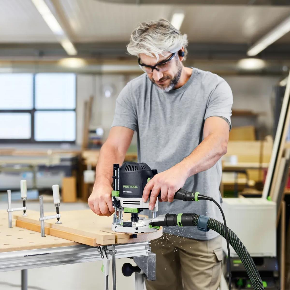 Festool OF 1400 EQ-Plus 110V Router with Light Module & Case 578941