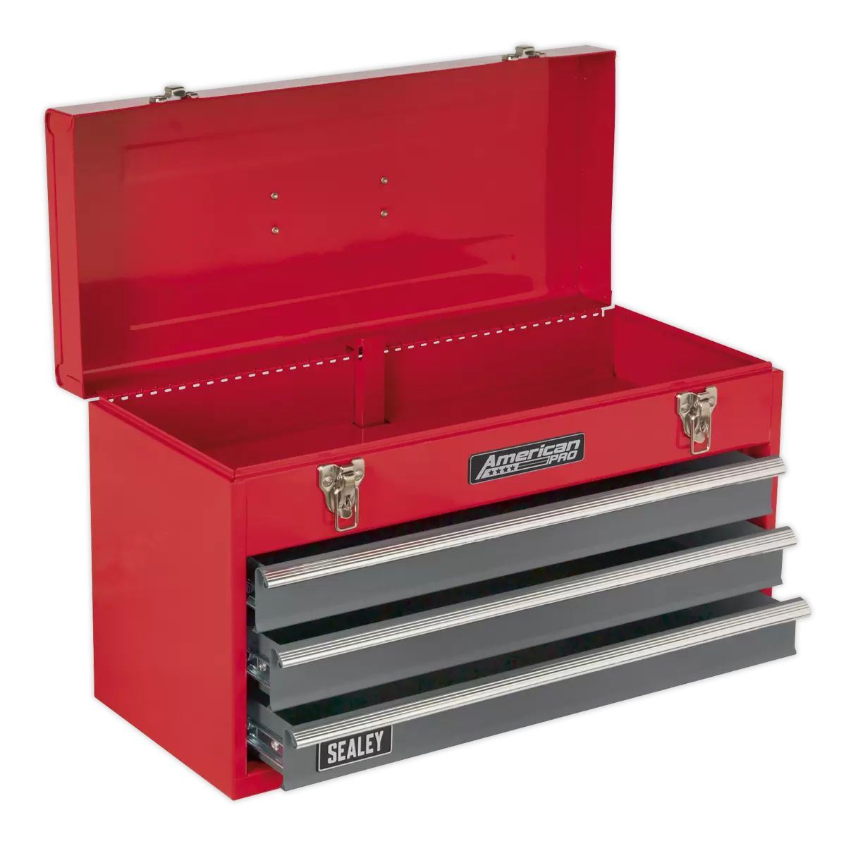 Sealey AP9243BB Tool Chest 3 Drawer Portable with Ball-Bearing Slides