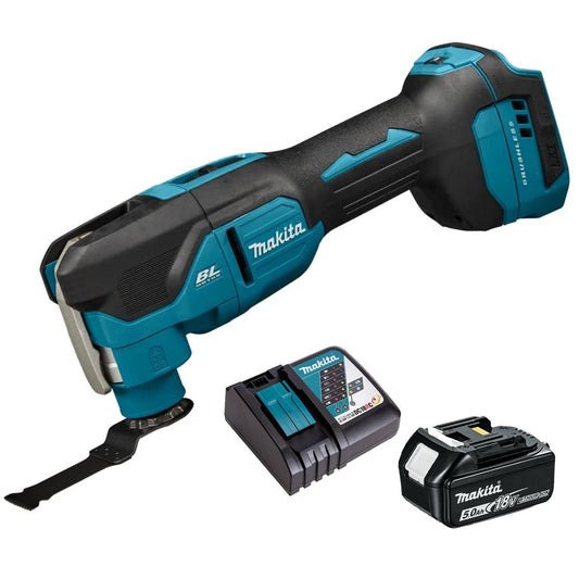 Makita DTM53Z 18V LXT Brushless Multi Tool With 1 x 5.0Ah Battery & Charger