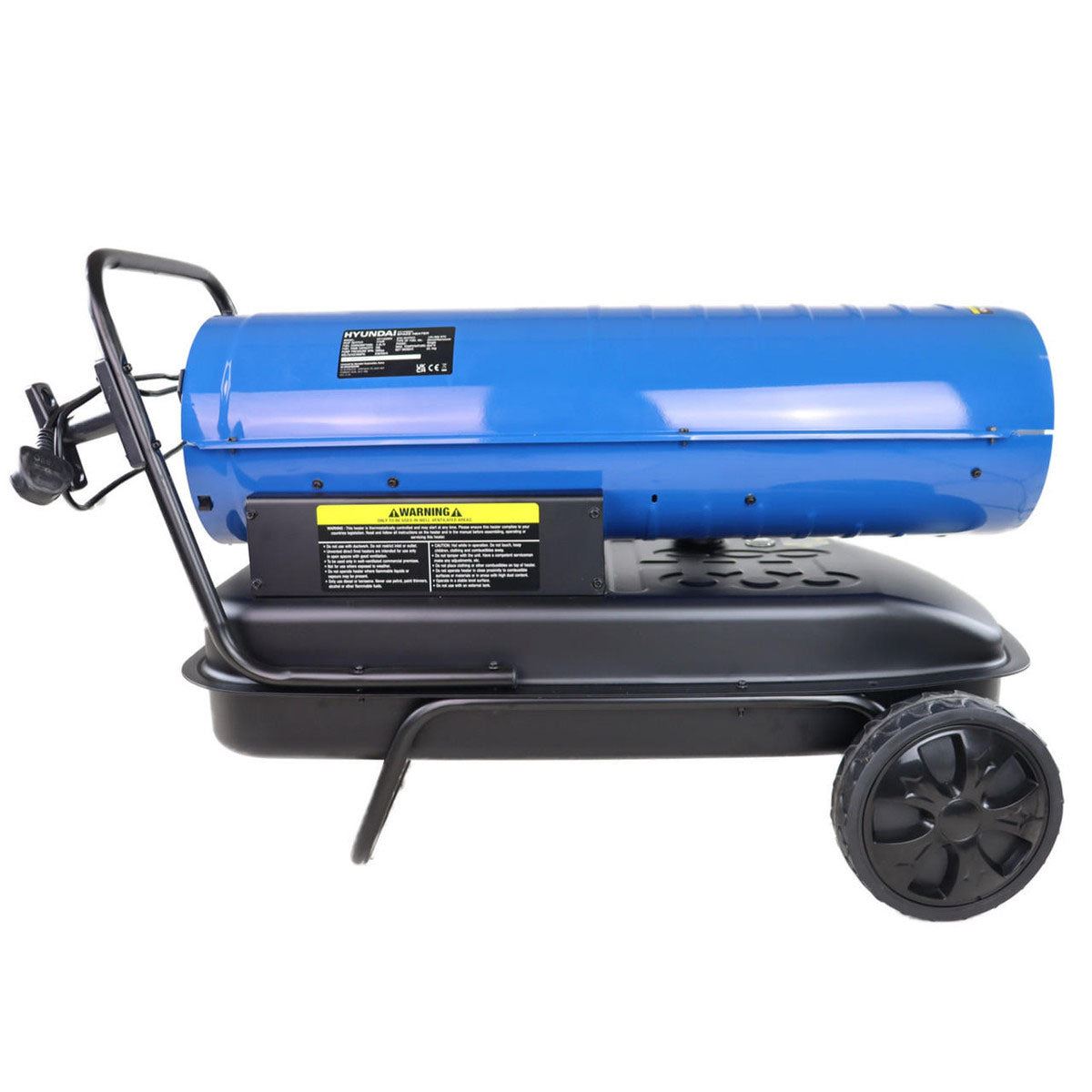 Hyundai HY125DKH Diesel or Kerosene Space Heater, 900m3 Coverage, Thermostat 230V/37kW