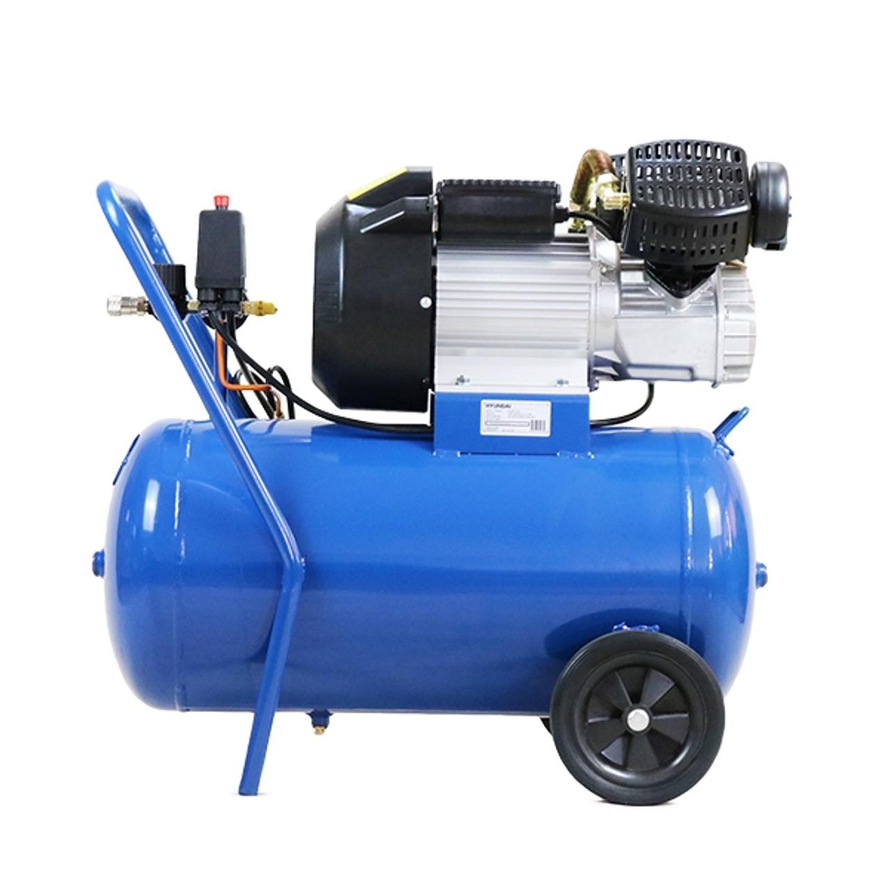 Hyundai HY3050V 50L Electric Air Compressor 14CFM 116psi Direct Drive V-Twin 230V
