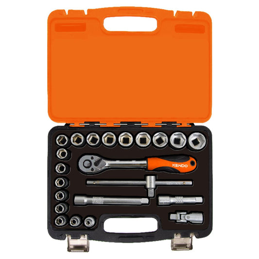 Kendo 22-Piece 3/8 Inch Socket Set