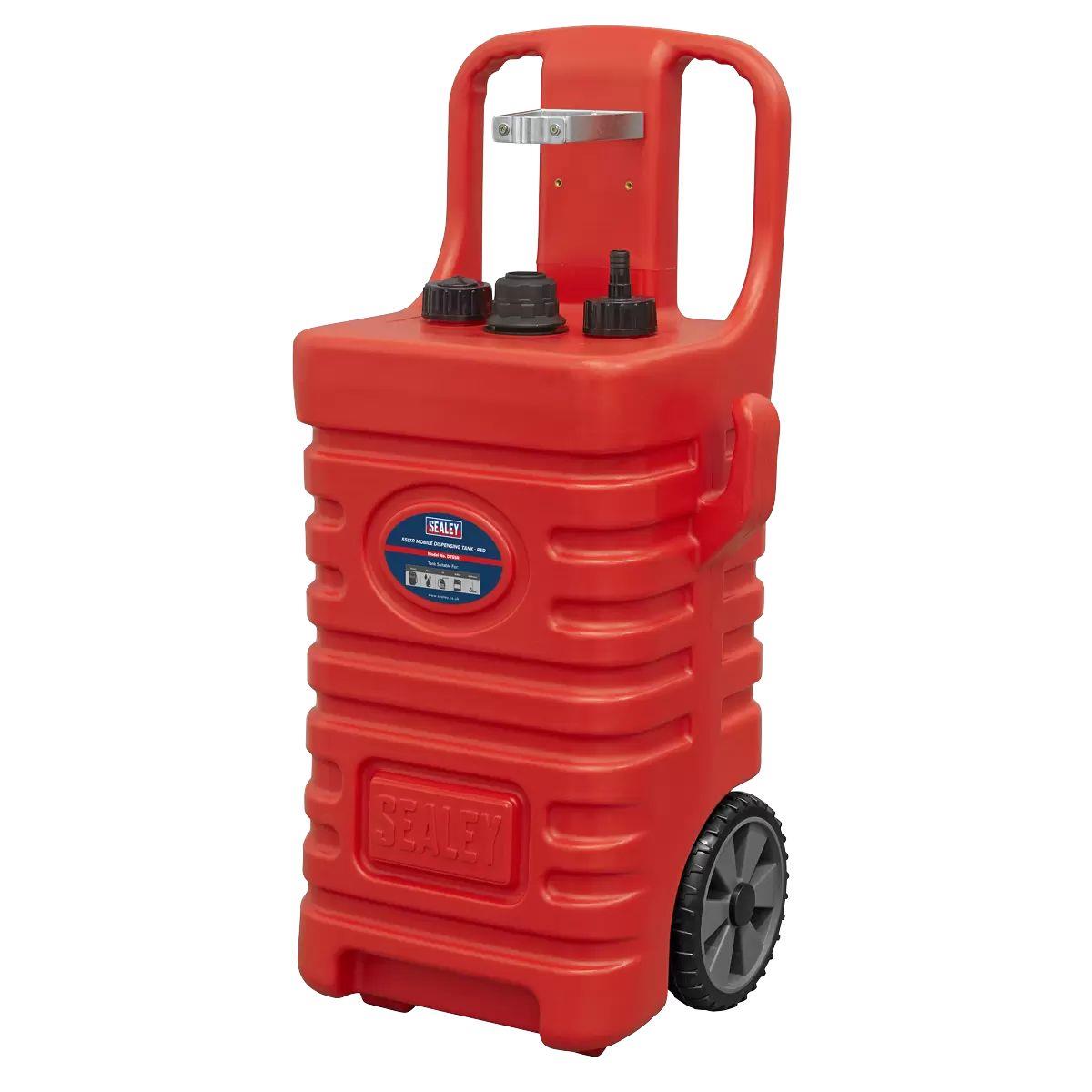 Sealey DT55R Mobile Dispensing Tank 55L Red