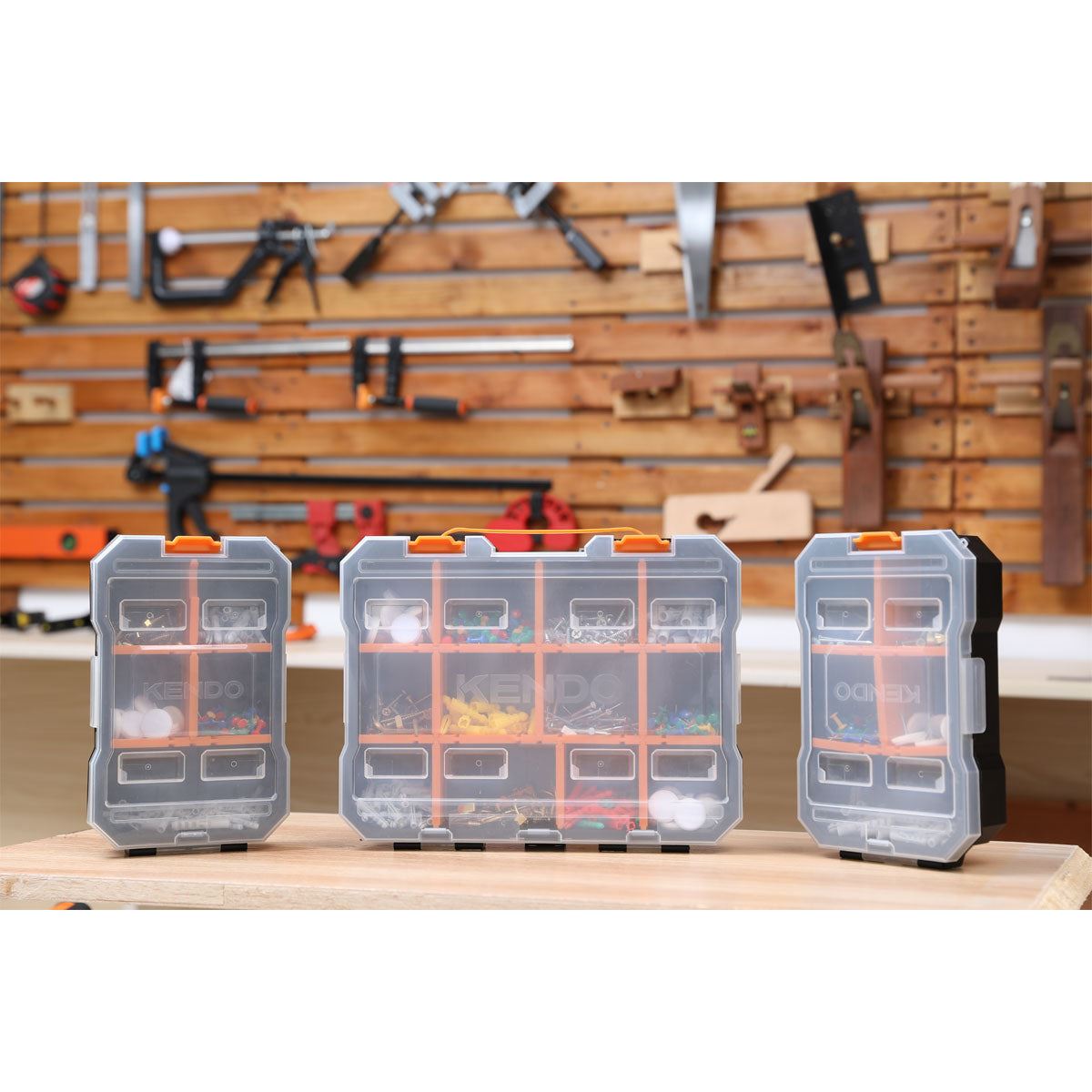 Kendo 3-in-1 Plastic Interlockable Organizers