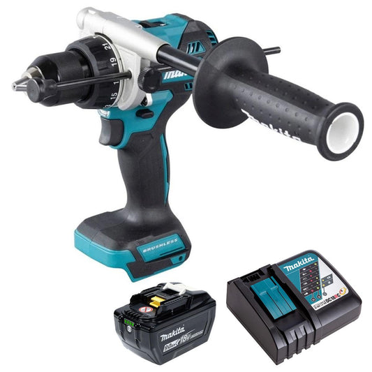 Makita DHP492Z 18V LXT Brushless Combi Drill with 1 x 9.0Ah Battery & Charger