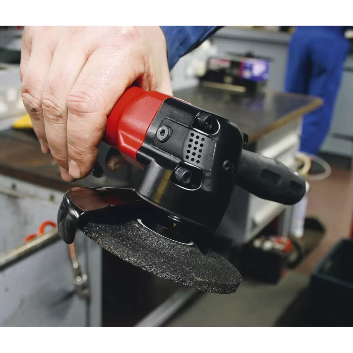 Sealey SA43 Air Angle Grinder Ø100mm Heavy-Duty