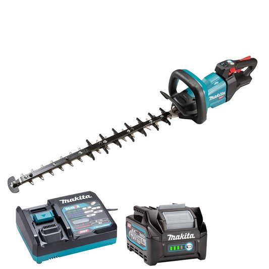 Makita UH006GZ 40V XGT 60cm Cordless  Hedge Trimmer with 1 x 5.0Ah Battery & Charger