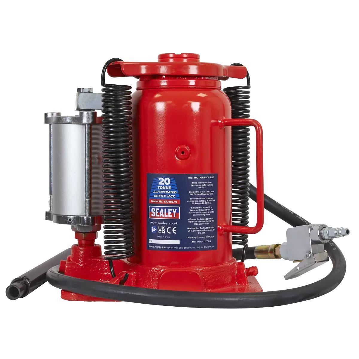 Sealey YAJ18S Air Operated Bottle Jack 18 tonne