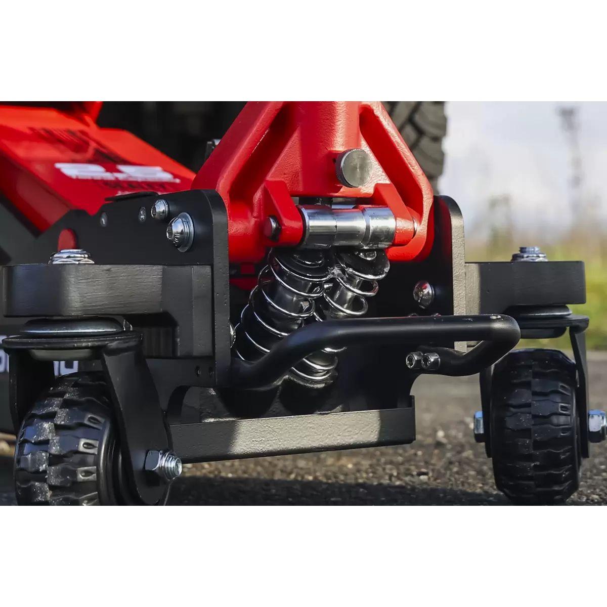 Sealey 2500RG Big Wheel Hybrid Trolley Jack for Off-Road Vehicles 4 x 4s with Super Rocket Lift 2.5 Tonne