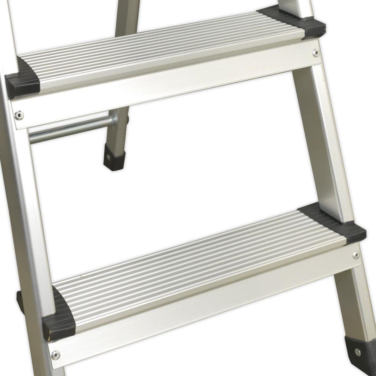Sealey ASL3S Step Ladder 3-Tread Aluminium EN 131