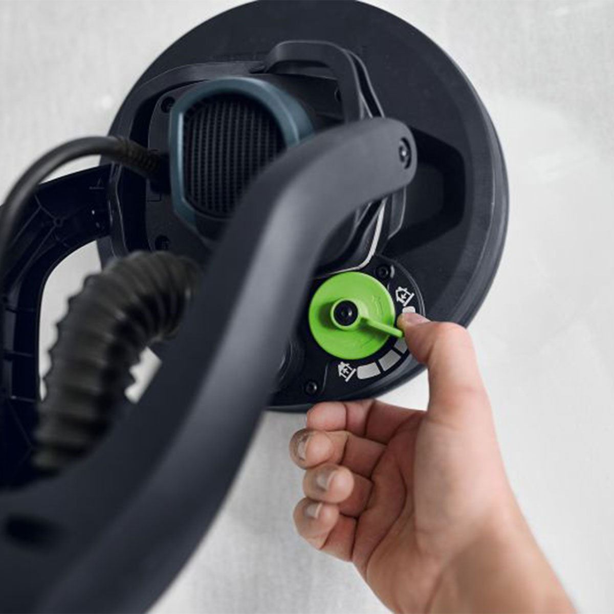 Festool PLANEX LHS 2-M 225 EQ 230V GB Brushless Long-Reach Sander With Carrying Bag - 577357 Item Condition Damaged Box