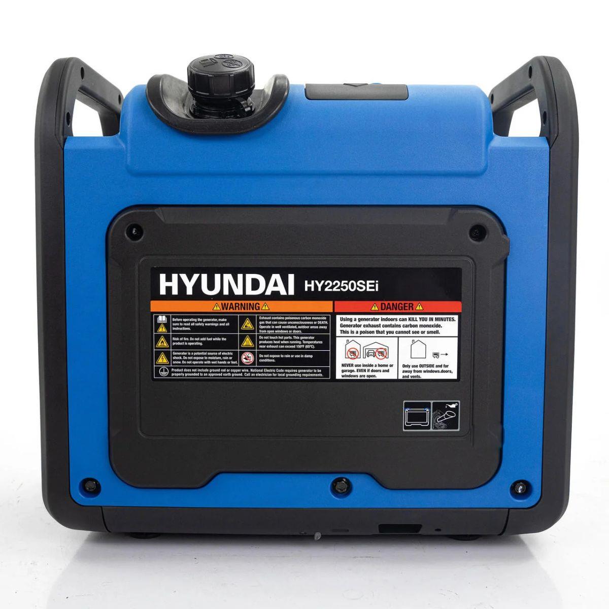 Hyundai HY2250SEI Petrol Inverter Generator with Electric/Recoil Start 2200W/230V