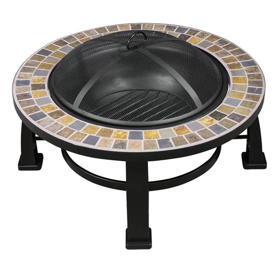 Sealey DG111 Dellonda 30" Deluxe Traditional Style Fire Pit/Fireplace/Outdoor Heater