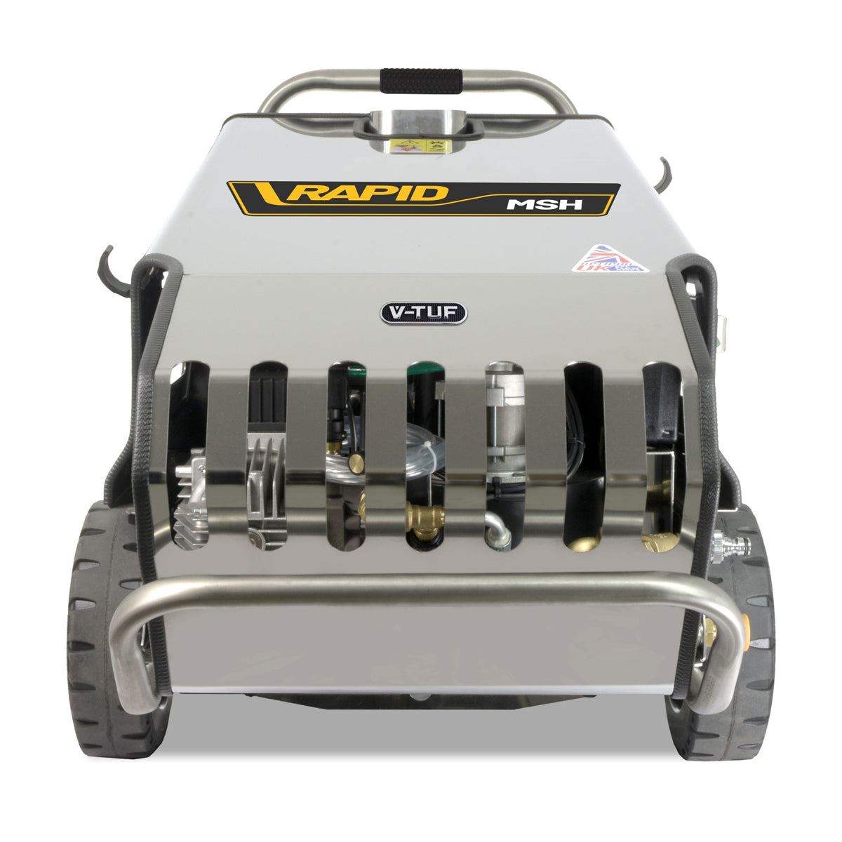 V-TUF Rapid MSH240V 9L/min Professional Hot Water Pressure Washer 120Bar & 1770psi