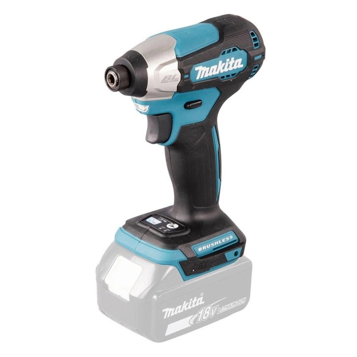Makita DLX2539ST 18V Brushless Combi Drill + Impact Driver Twin Kit With 2 x 5.0Ah Battery Charger In Carry Case