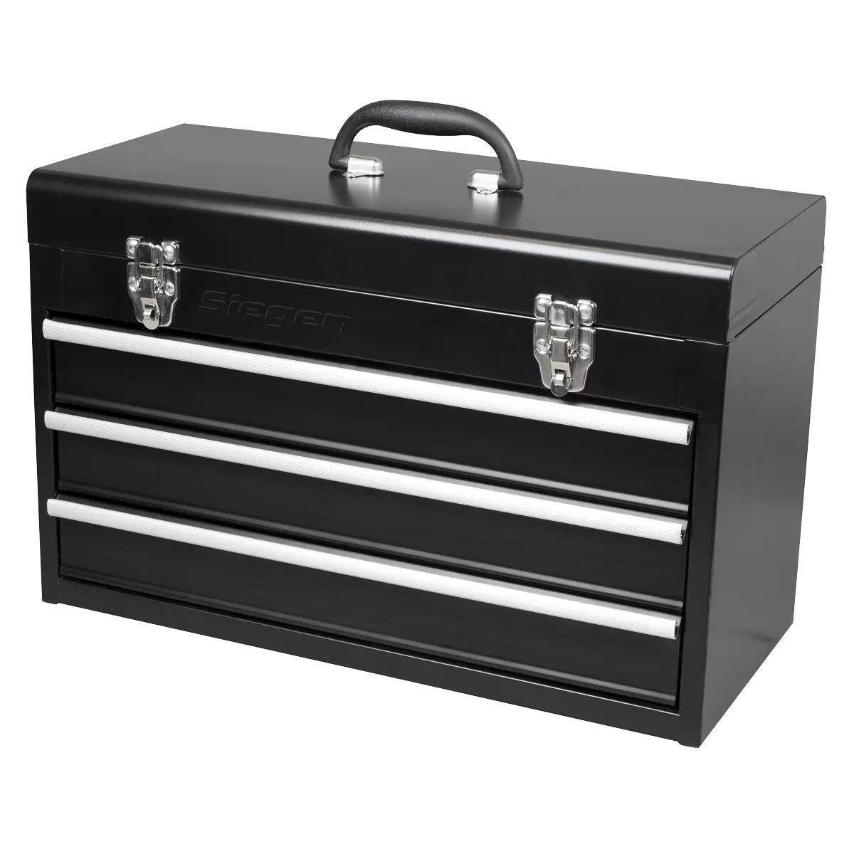 Sealey S01266 Siegen Portable Tool Chest 3 Drawer with Tool Kit 98pc