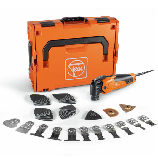 Fein Multimaster MM 500 PLUS Selection Oscillating Multi-Tool 230V With L-Boxx & 55 Accessories - 72296778240