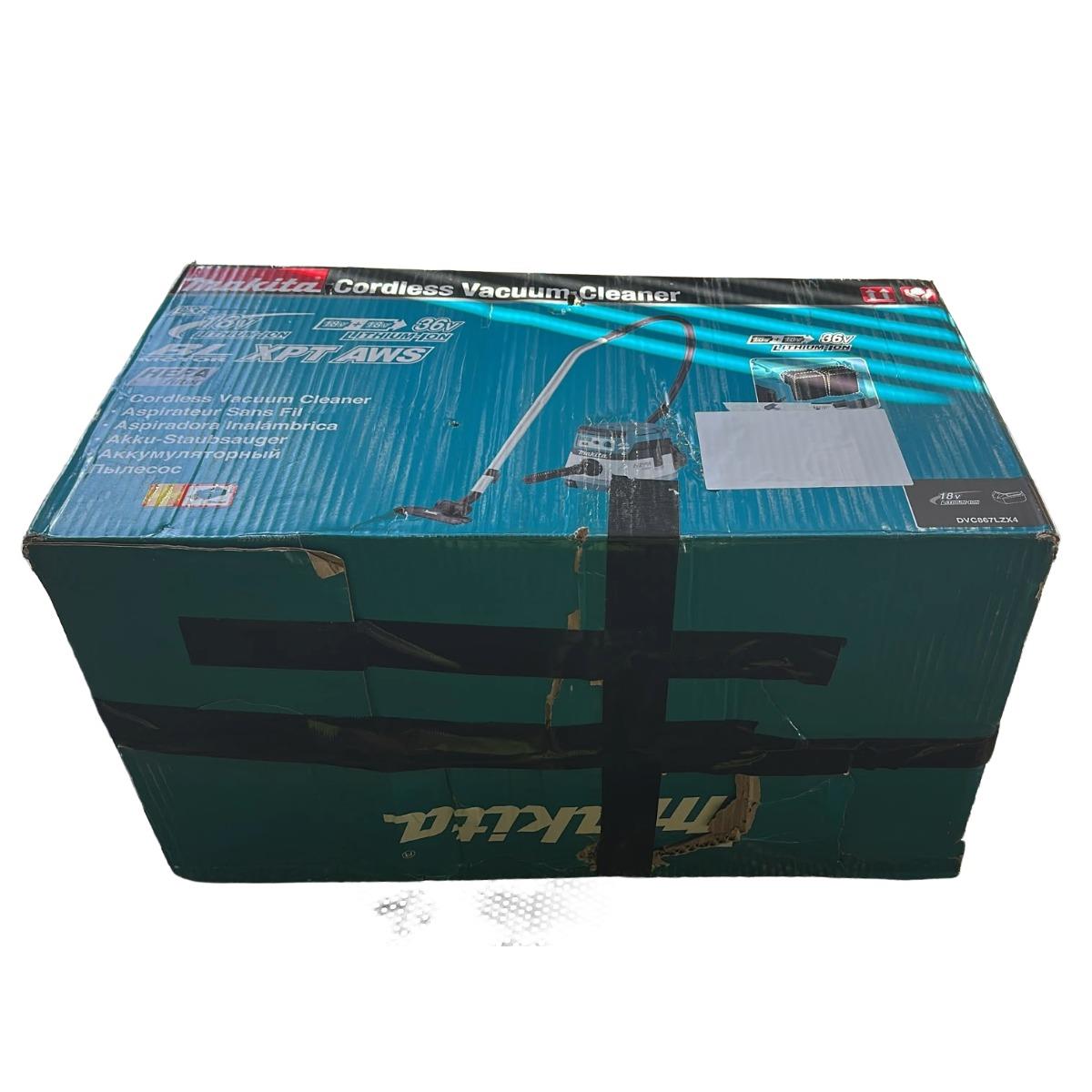 Makita DVC867LZX4 36V LXT Brushless L-Class 8L Dust Extractor With AWS Body Only Item Condition Damaged Box