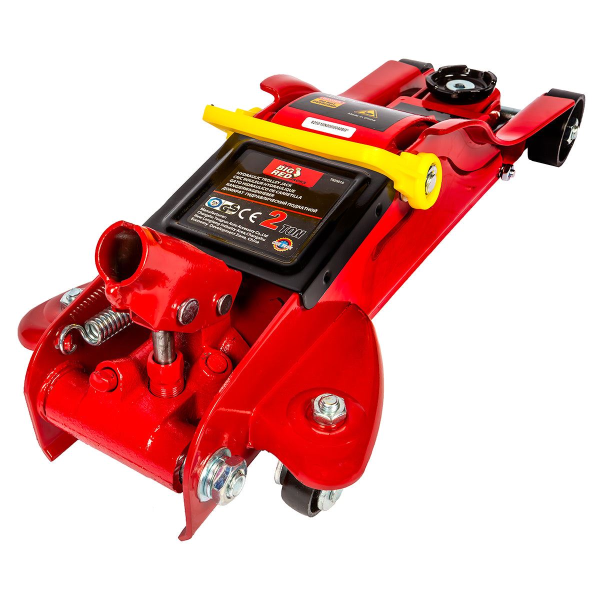 Big Red Torin 2-Ton Hydraulic Jack Low Profile Lifting Range 89-359 mm