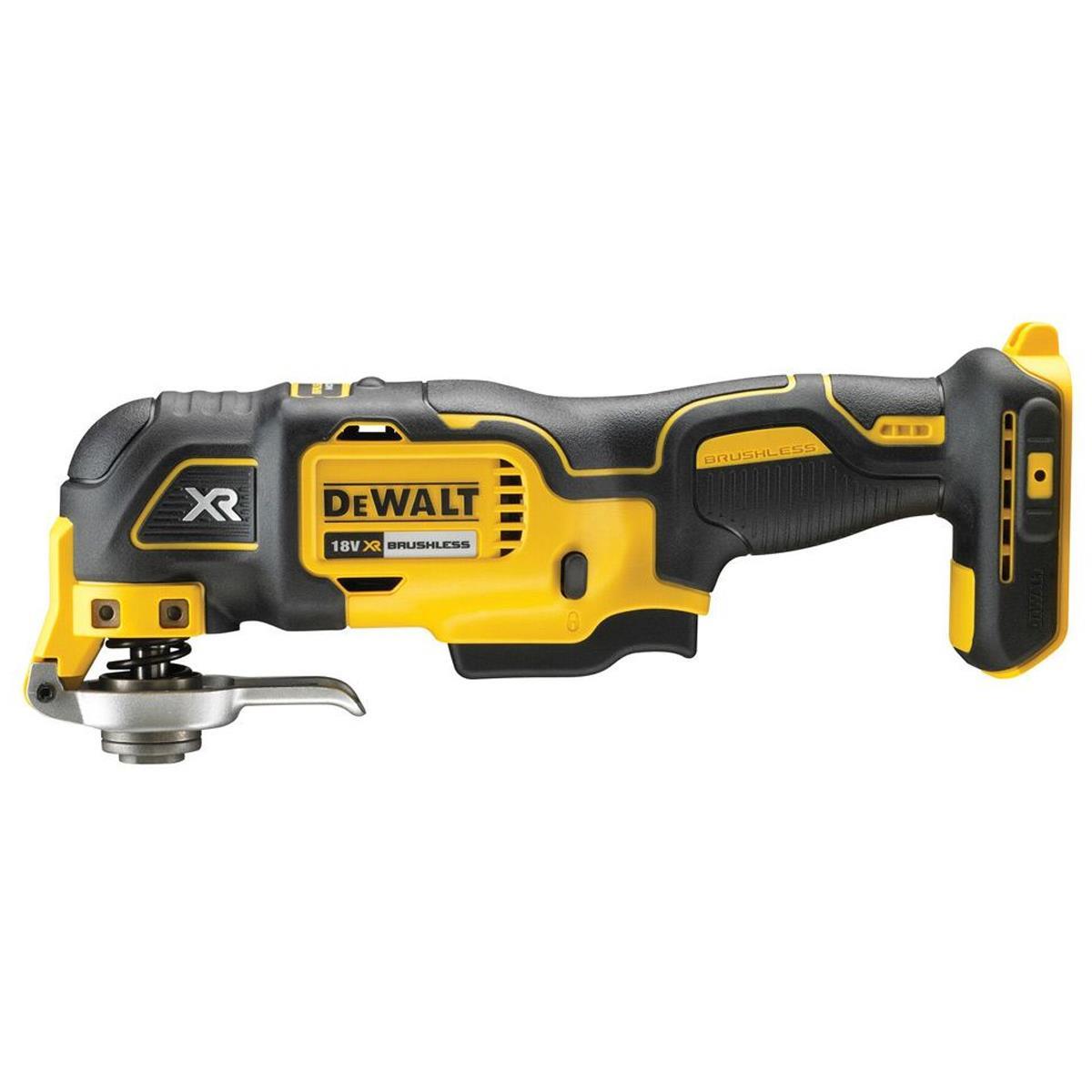 Dewalt DCS355M2-GB 18V XR Brushless Oscillating Multi-Tool with 2 x 4.0Ah Battery, Charger, Accessories Set & Case