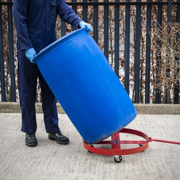 Sealey TP205H 205L Drum Dolly with Handle