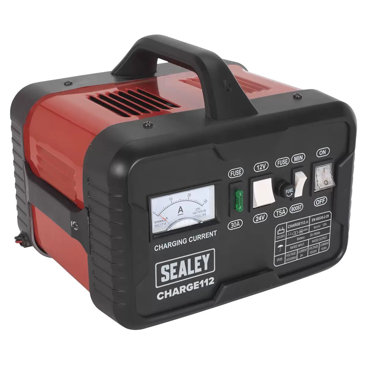 Sealey CHARGE112 Battery Charger 230V/16A