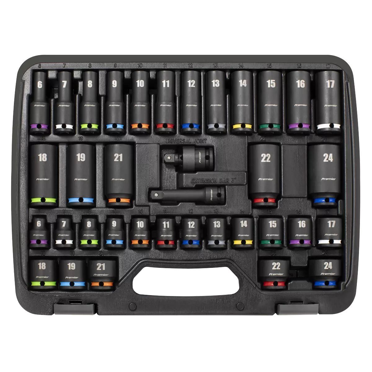 Sealey AK5633M Impact Socket Set 3/8