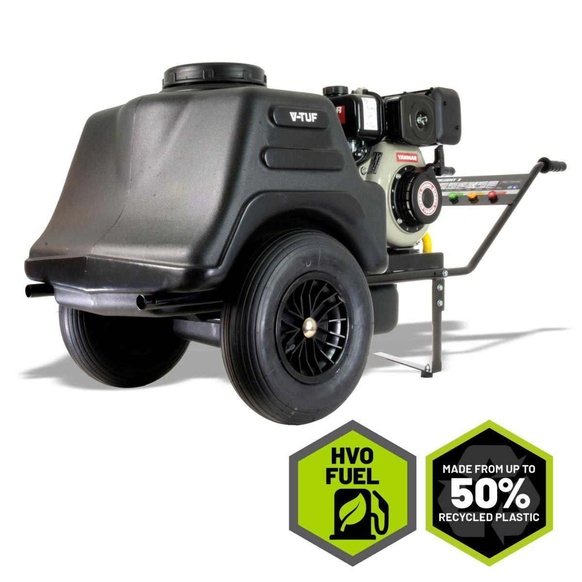 V-TUF Torrent 2D5 Diesel Pressure Washer 150L Capacity, Yanmar L4.8 Engine & 150Bar Pressure