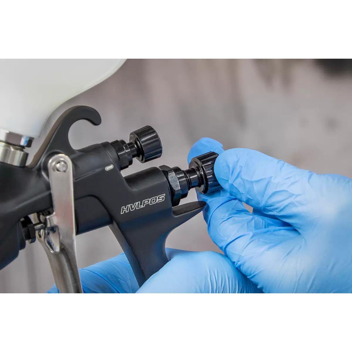 Sealey HVLP05 Premier Professional HVLP Gravity Feed Spray Gun 1.3mm Set-Up