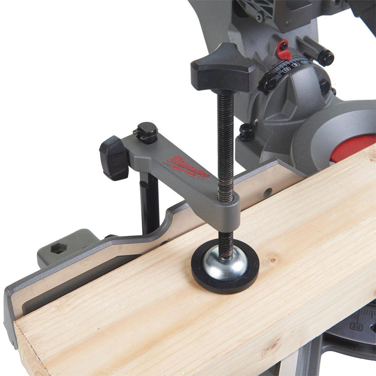 Milwaukee M18FMS190-0 18V Fuel Brushless 190mm Mitre Saw with 1 x 5.0Ah Battery Charger & Extendable Saw Stand