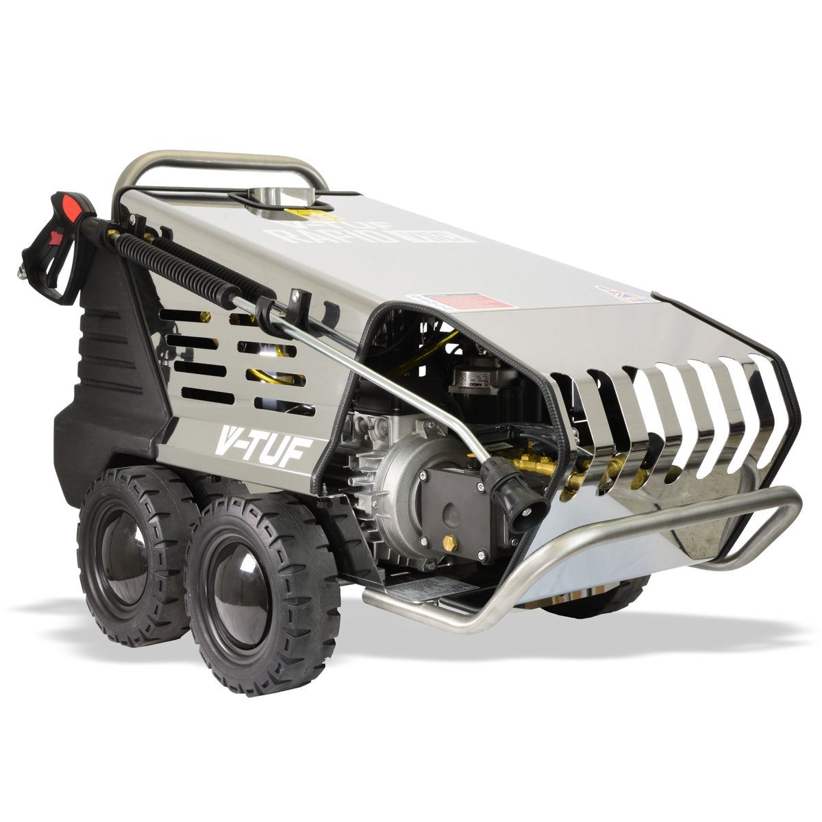 V-TUF RAPIDVSC240V Hot Water Stainless Pressure Washer 12L/min for High-Efficiency Cleaning Power