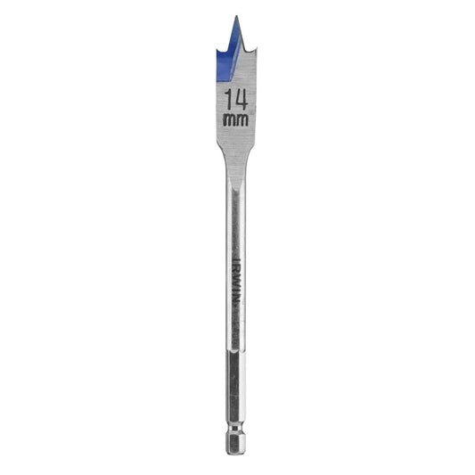 Irwin 10502808 Blue Groove 4X Flat Bit 14mm x 152mm