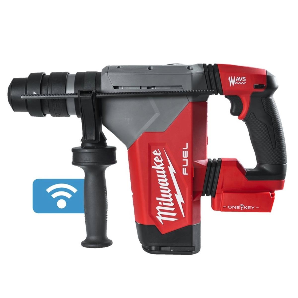 Milwaukee M18ONEFHPX-552X 18V Brushless SDS+ Hammer Drill with 2 x 5.5Ah Batteries, Charger & FIXTEC Chuck in Case 4933478497