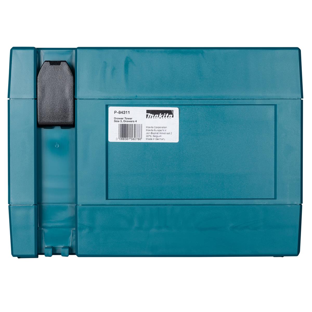 Makita P-84311 Makpac Case Type 3 With 4 Drawers