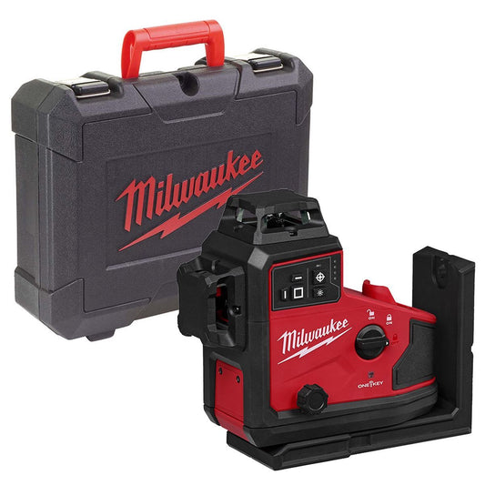 Milwaukee M12A3PLO-0C 12V M12 Green Auto Alignment 360° 3 Plane Laser Body Only & Case 4933499001