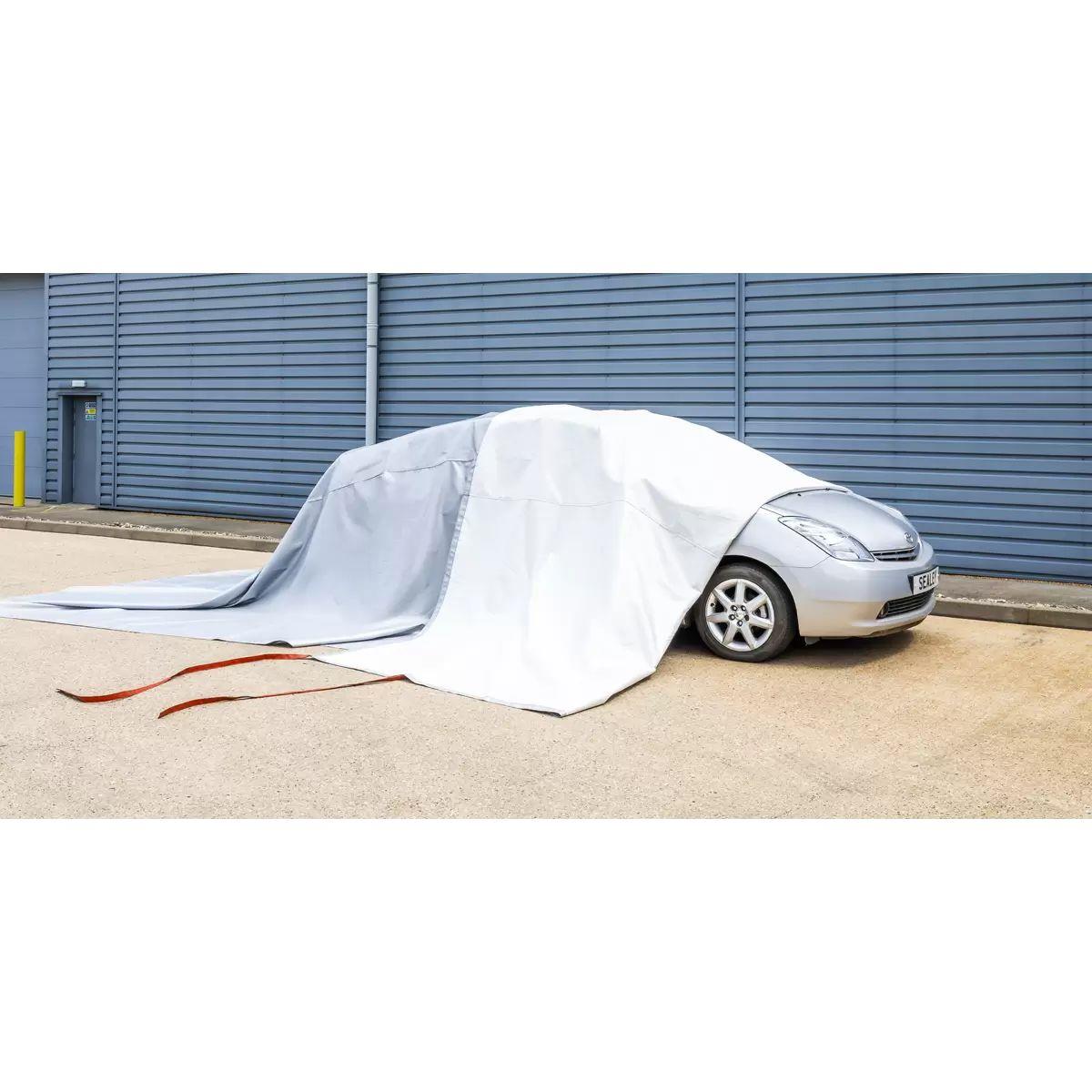 Sealey EV500 Vehicle Fire Safety Blanket Fibreglass Fabric Silicone Coated 6 x 8m