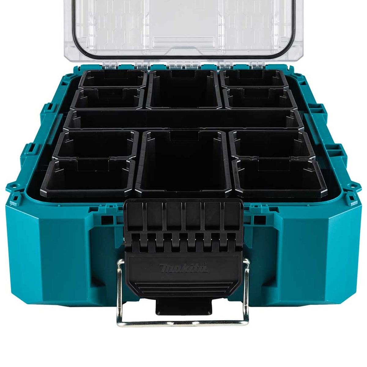 Makita MAKTRAK 4 Piece Tool Storage Set Modular Rolling Chest, Large & Medium Box, Deep Organiser