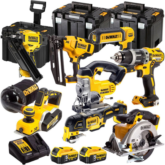 Dewalt DCK665P3T12 18V 8 Piece Power Tool Kit with 2 x 5.0Ah Batteries