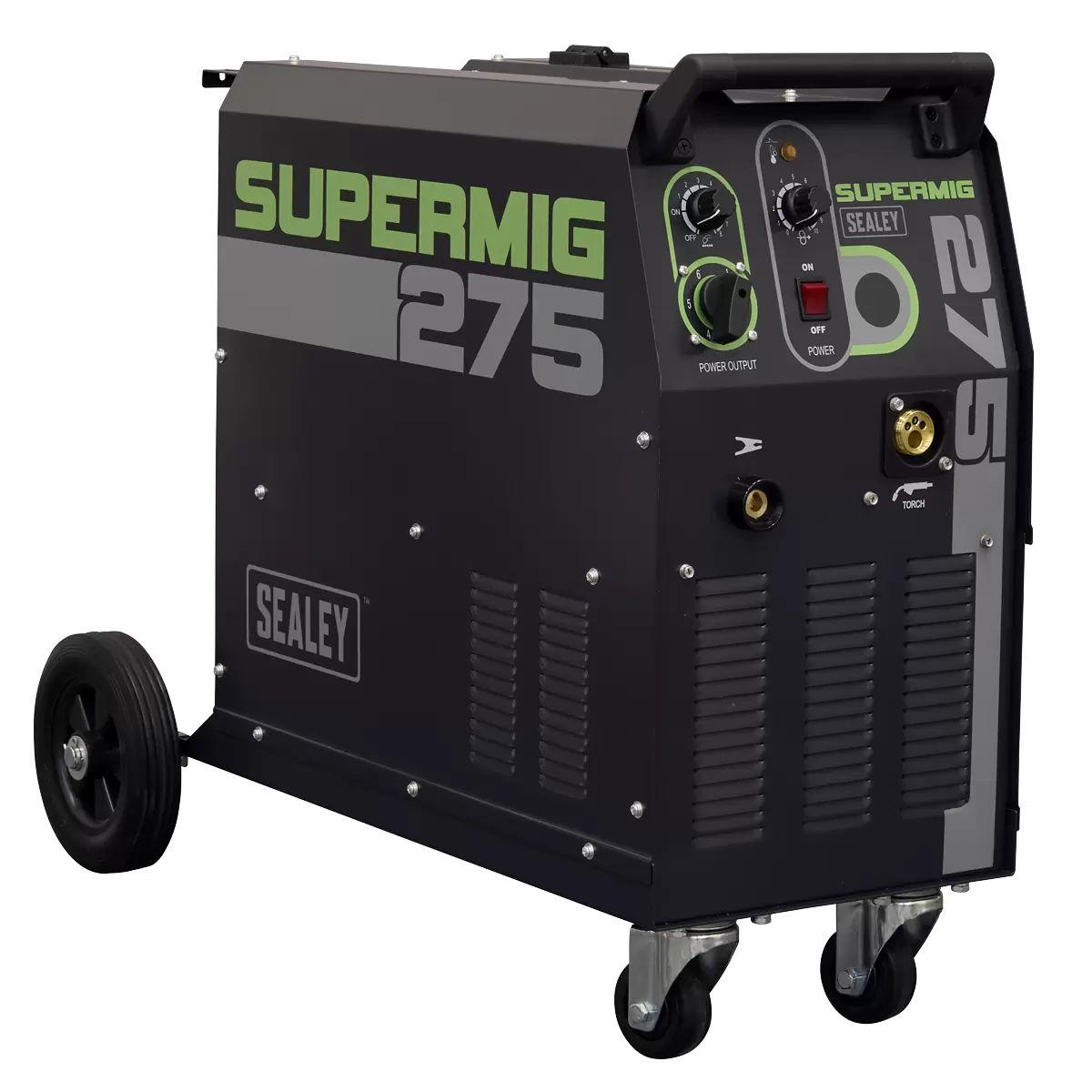 Sealey SUPERMIG275 Professional MIG Welder 270Amp with Binzel Euro Torch 230V