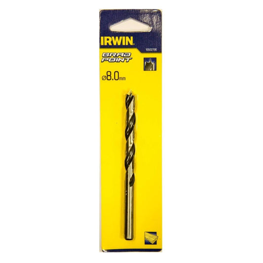 Irwin 10502796 Brad Point Drill Bit 8.0mm x 117mm