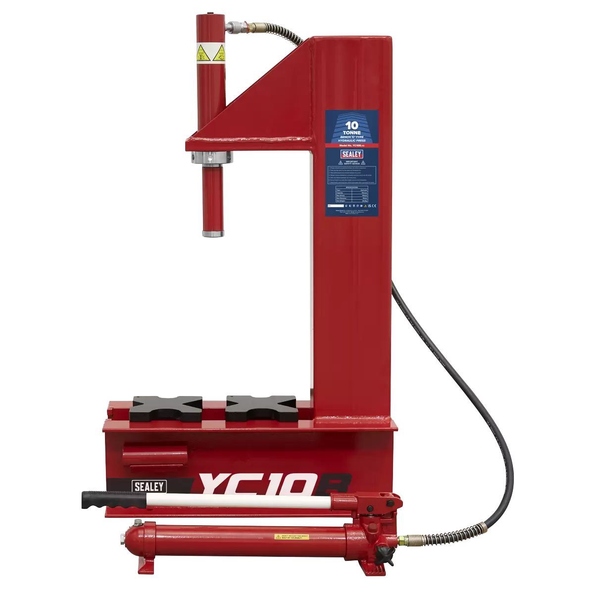 Sealey YC10B Hydraulic Press 10 Tonne Bench 'C' Type