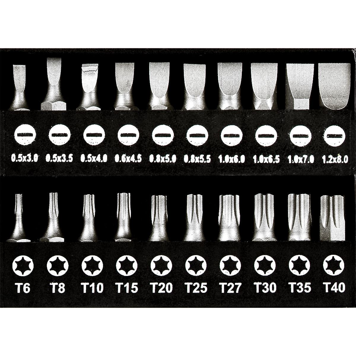 Kendo 101pc Screwdriver & Bit Set with Organiser Stand