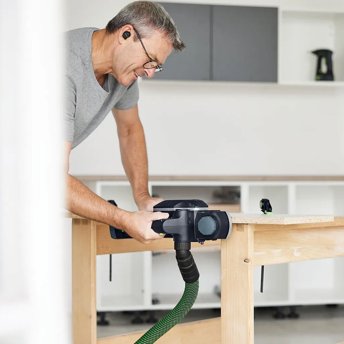 Festool HLC 82 EB-Basic 18V Brushless Planer 578000 with 1 x 8.0Ah Battery & Charger