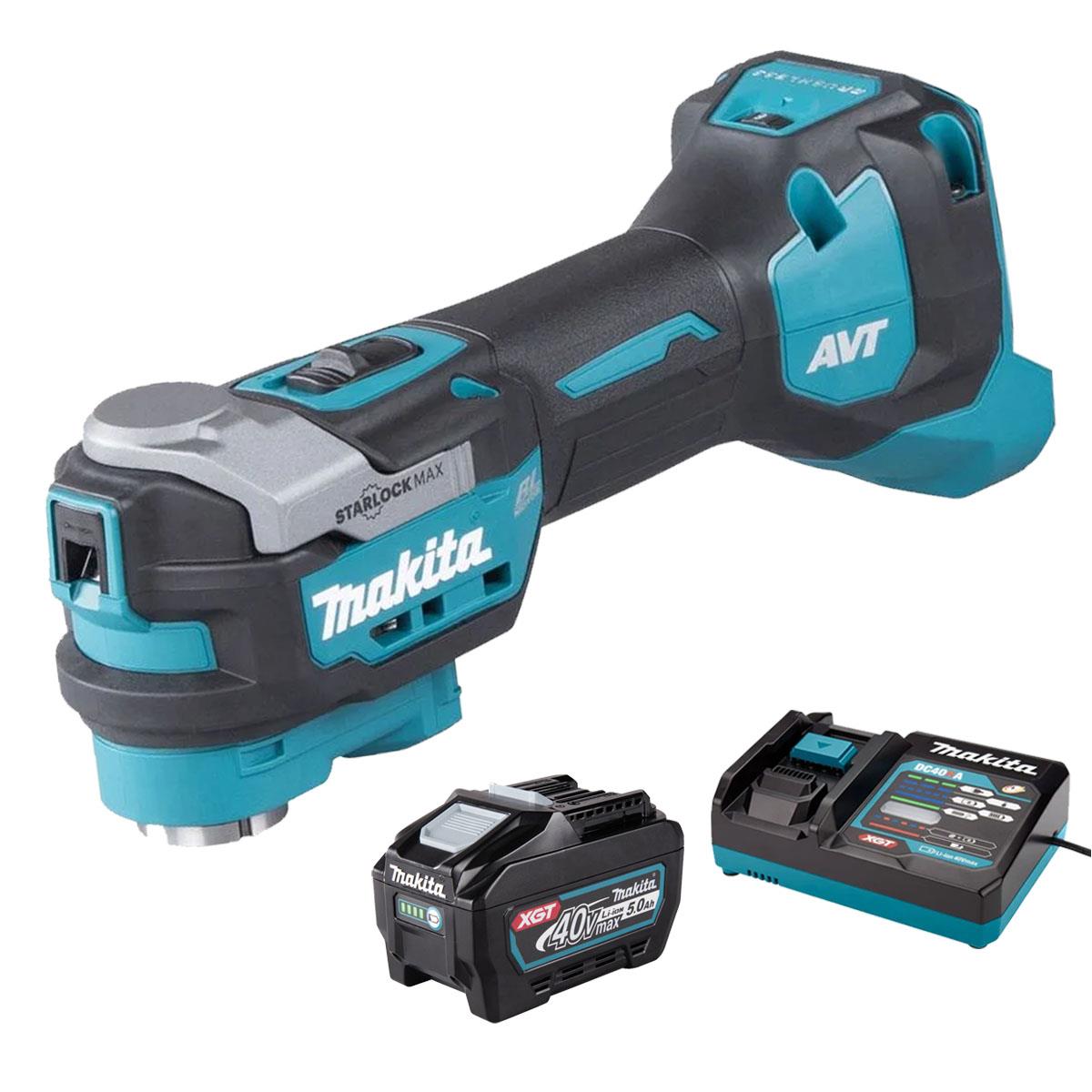 Makita TM001GZ 40V Max XGT Brushless Multi Tool With 1 x 5.0Ah Battery & Charger