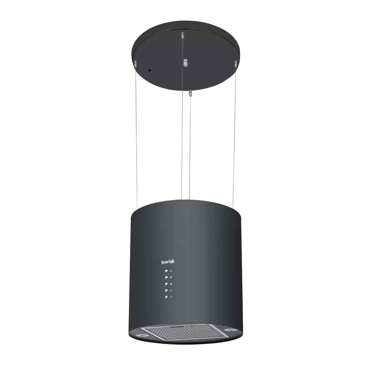 Sealey DH219 Baridi Round Island Cooker Hood 35cm Black 240V