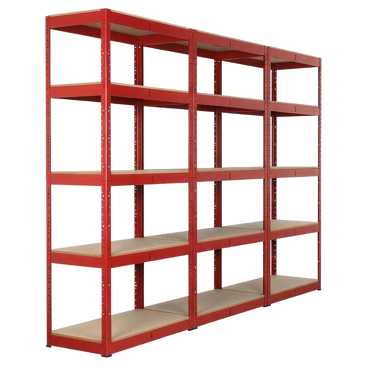 Sealey AP6350COMBO1 Racking Unit with 5 Shelves 350kg Capacity Per Level Set of 3