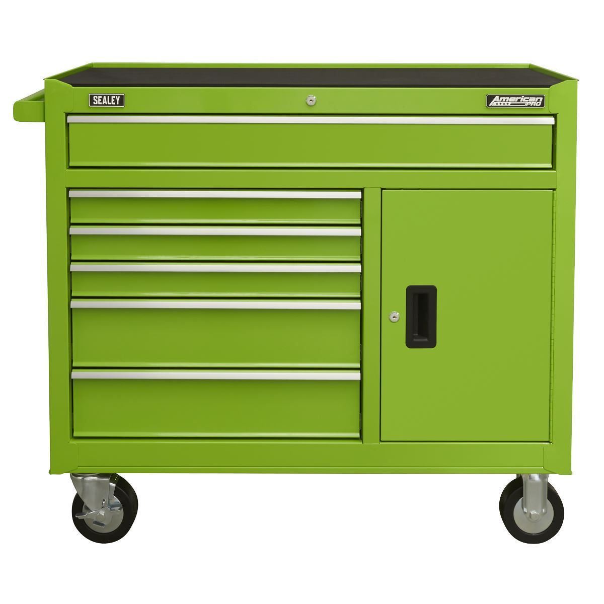 Sealey AP4106HV 6 Drawer Roll cab with Ball Bearing Slides Green
